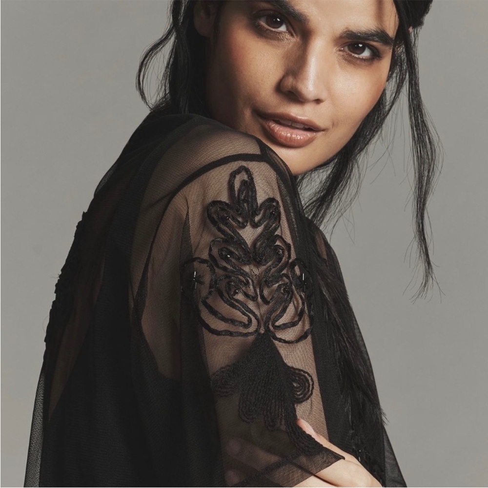Anthropologie Sheer Mesh Top - Picture 4 of 4